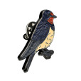 Enamel Pin Barn Swallow